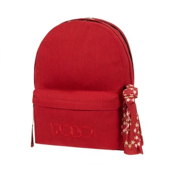 Φωτογραφία προϊόντος: POLO ΣΑΚΙΔΙΟ ORIGINAL DOUBLE SCARF ΚΟΚΚΙΝΟ 901235 - 3101 (2024)