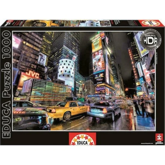 Φωτογραφία προϊόντος: EDUCA Puzzle 2D 1000 Κομμάτια Times Square, New York 15525