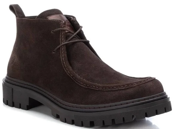 Φωτογραφία προϊόντος: Carmela ανδρικό ankle boot μποτάκι σε δέρμα καστορι καφέ σκούρο 16121101 Marron