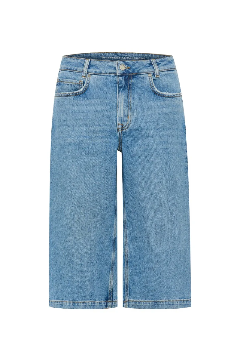 Φωτογραφία προϊόντος: MY ESSENTIAL WARDROBE ΓΥΝΑΙΚΕΙΑ ΨΗΛΟΜΕΣΗ ΒΕΡΜΟΥΔΑ MY ESSENTIAL WARDROBE DANGO ΑΝΕΤΗ ΓΡΑΜΜΗ ΜΠΛΕ