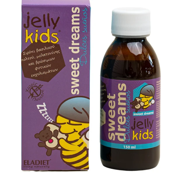 Φωτογραφία προϊόντος: Eladiet Jelly Kids Sweet Dreams Πολυβιταμίνη για Ενέργεια, Ενίσχυση του Ανοσοποιητικού & το Νευρικό Σύστημα 150ml
