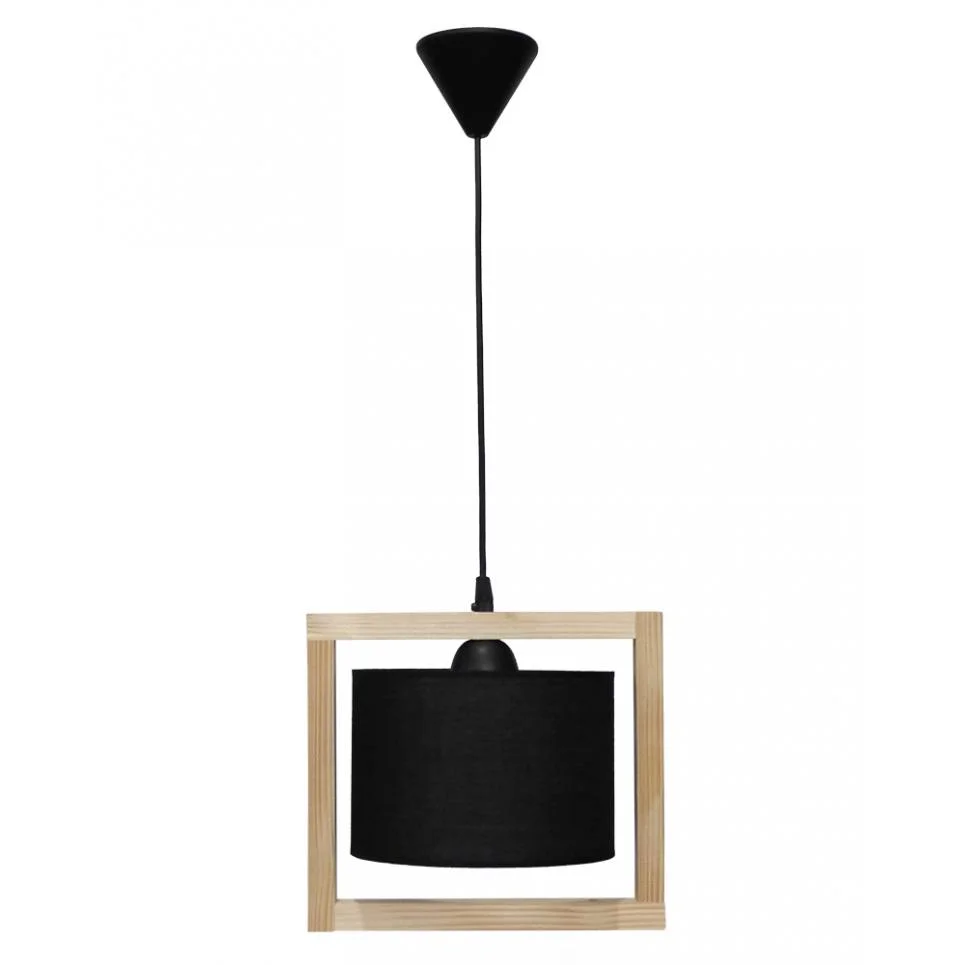 Φωτογραφία προϊόντος: Heronia HKF-03 1/L WOOD ΜΑΥΡΟ-NATURAL ΚΡΕΜΑΣΤΟ Ε/27 ΞΥΛΟ-ΑΜΠΑΖΟΥΡ