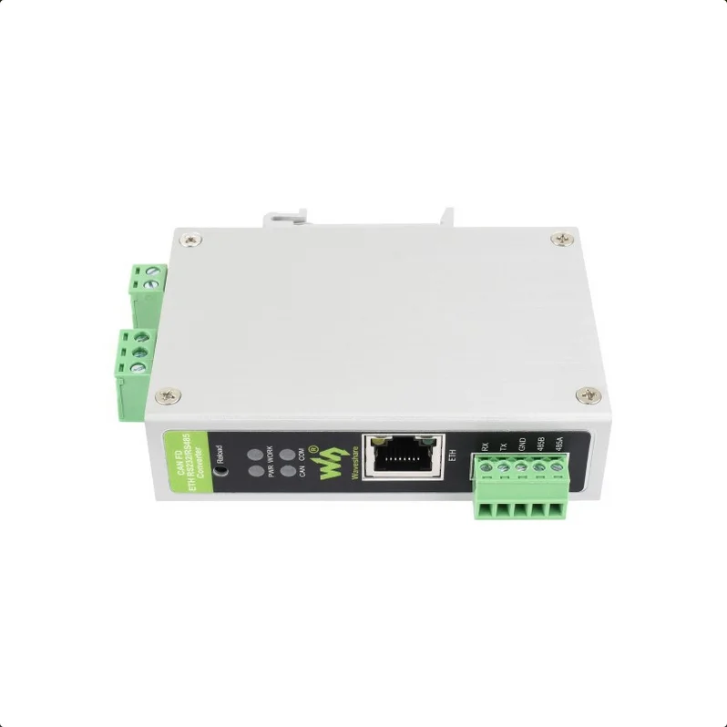 Φωτογραφία προϊόντος: WaveShare CAN FD Protocol Converter, CAN FD To ETH/RS232/RS485 Bidirectional Data Communication, Supports 5 Data Conversion Modes And CAN 2.0A/2.0B Protocols, Heartbeat And Registration Pack