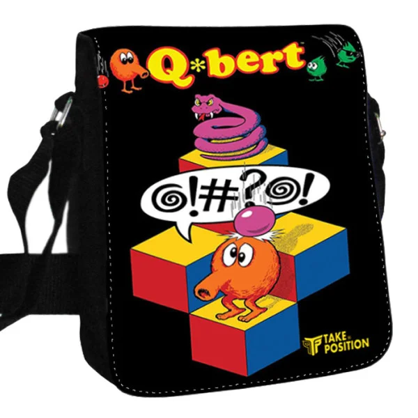 Φωτογραφία προϊόντος: Μεσαίο Τσαντάκι ώμου Unisex Q Bird, Takeposition 26ύψος x 25πλάτος cm, Μαύρο, 984-4600