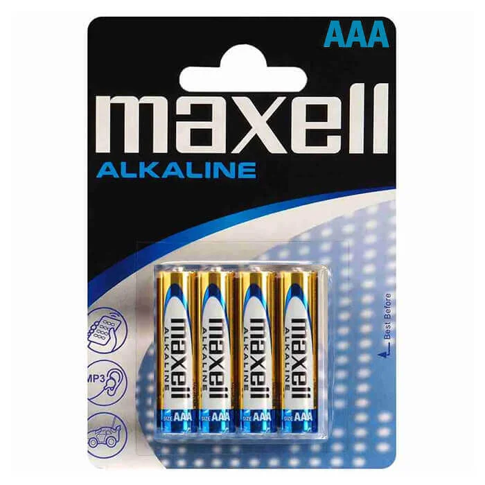 Φωτογραφία προϊόντος: Maxell LR3 Αλκαλικές Μπαταρίες AAA 1.5V 4τμχ