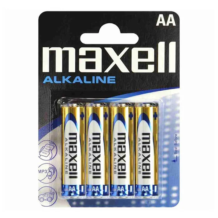 Φωτογραφία προϊόντος: Maxell Αλκαλικές Μπαταρίες AA 1.5V 4τμχ LR-6