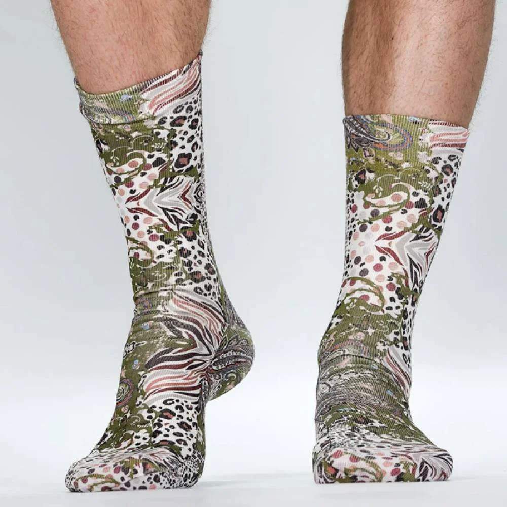 Φωτογραφία προϊόντος: Wigglesteps Paisley Green Men Socks Πράσινο