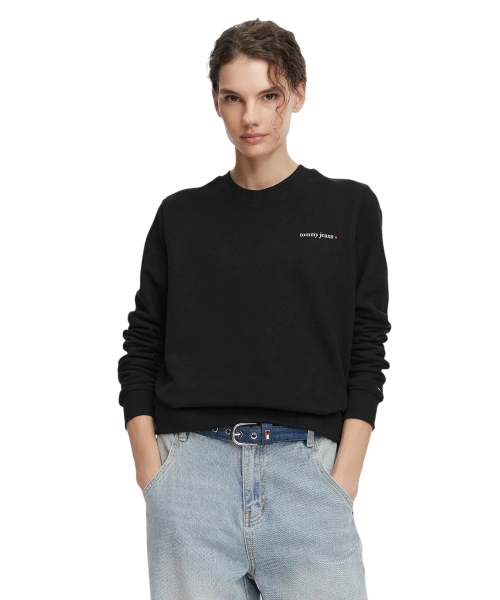 Φωτογραφία προϊόντος: Tommy Hilfiger - Γυναικείο Φούτερ Essential Logo Regular Fit DW0DW22829-BDS Μαύρο
