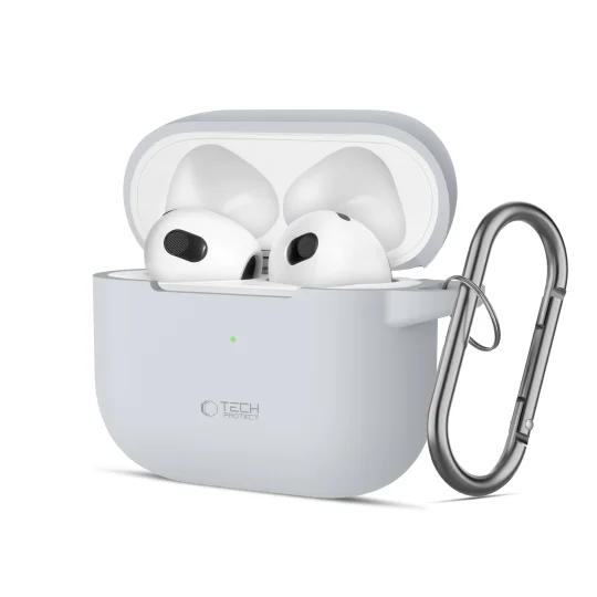 Φωτογραφία προϊόντος: Tech-Protect Θήκη Σιλκόνης Hook Apple AirPods 3 Crayon Grey