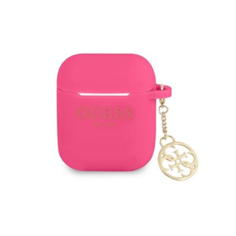 Φωτογραφία προϊόντος: Guess Θήκη 4G Charms Silicone για Apple AirPods 1/2 Fuchsia