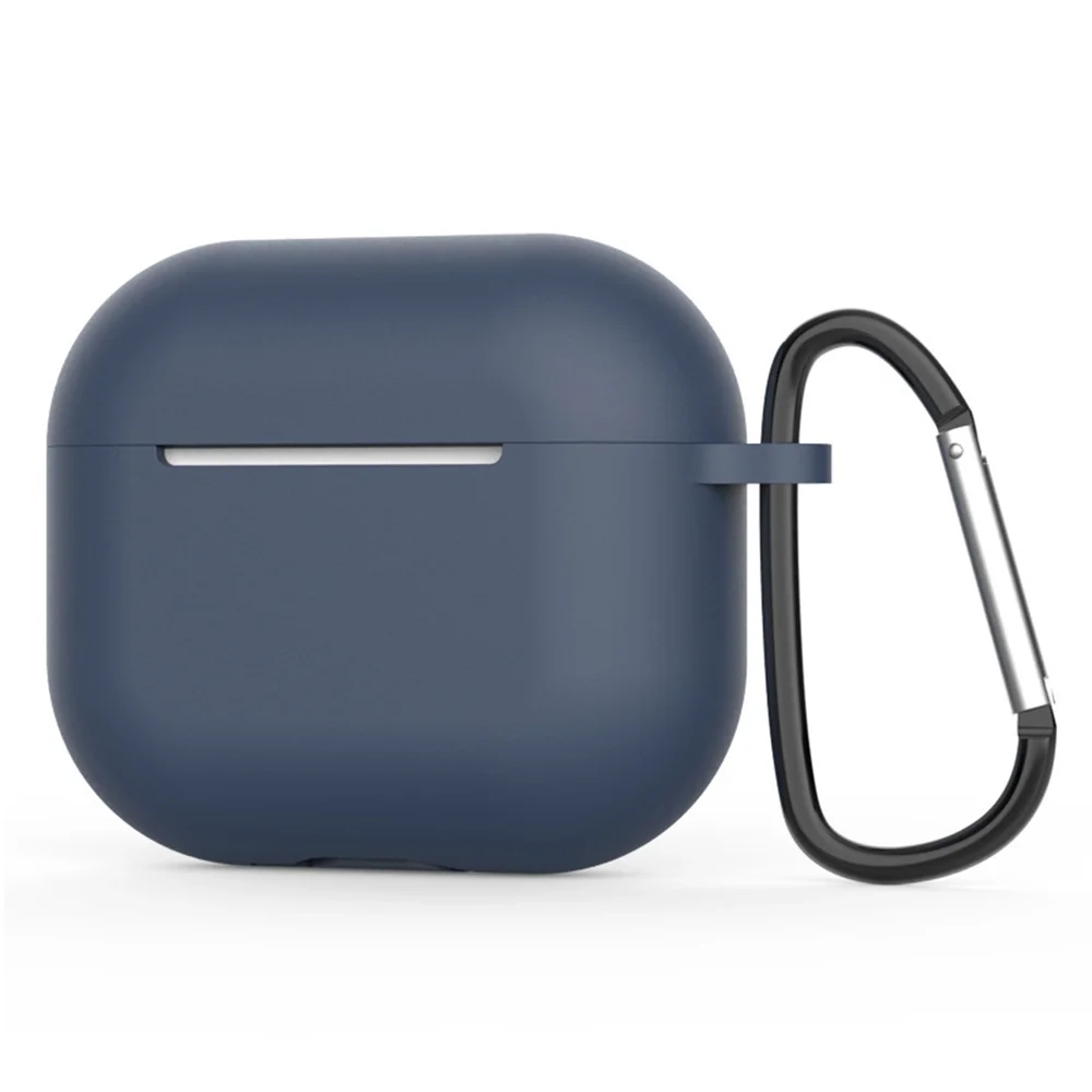 Φωτογραφία προϊόντος: Techsuit Θήκη Silicone AirPods 4 Smooth Ultrathin Navy Blue