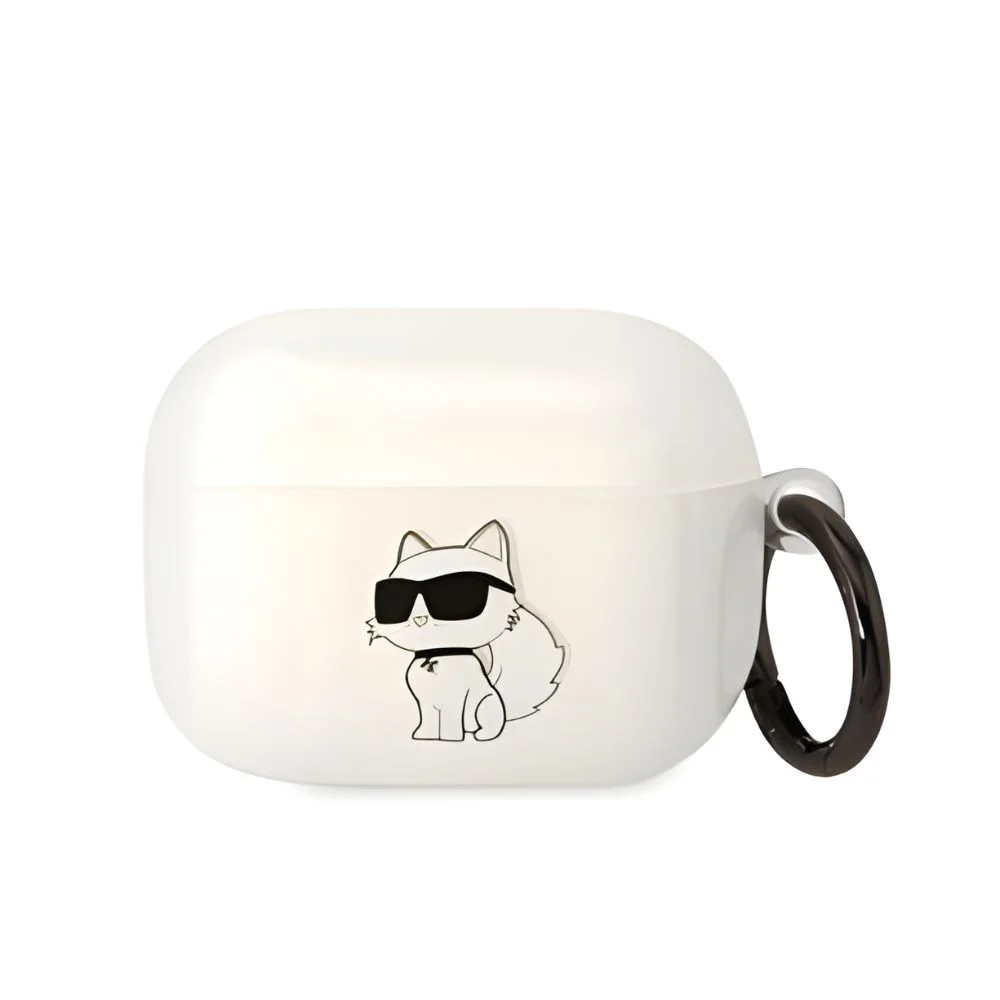 Φωτογραφία προϊόντος: Karl Lagerfeld Θήκη 3D Logo NFT Choupette TPU AirPods Pro White