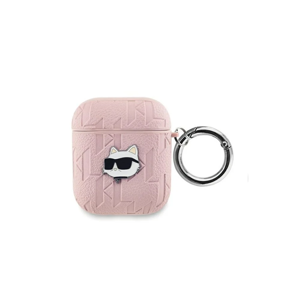 Φωτογραφία προϊόντος: Karl Lagerfeld Θήκη PU Embossed Choupette Head Case for AirPods 1/2 Pink