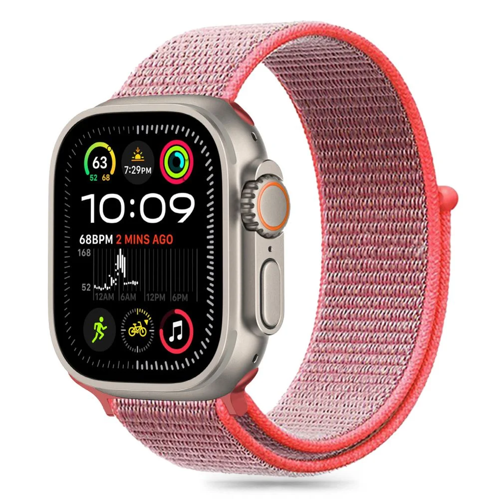 Φωτογραφία προϊόντος: Tech-Protect Λουράκι Nylon Apple Watch 8 / 9 / 10 / 11 / SE (40 / 41 / 42mm) Hot Pink