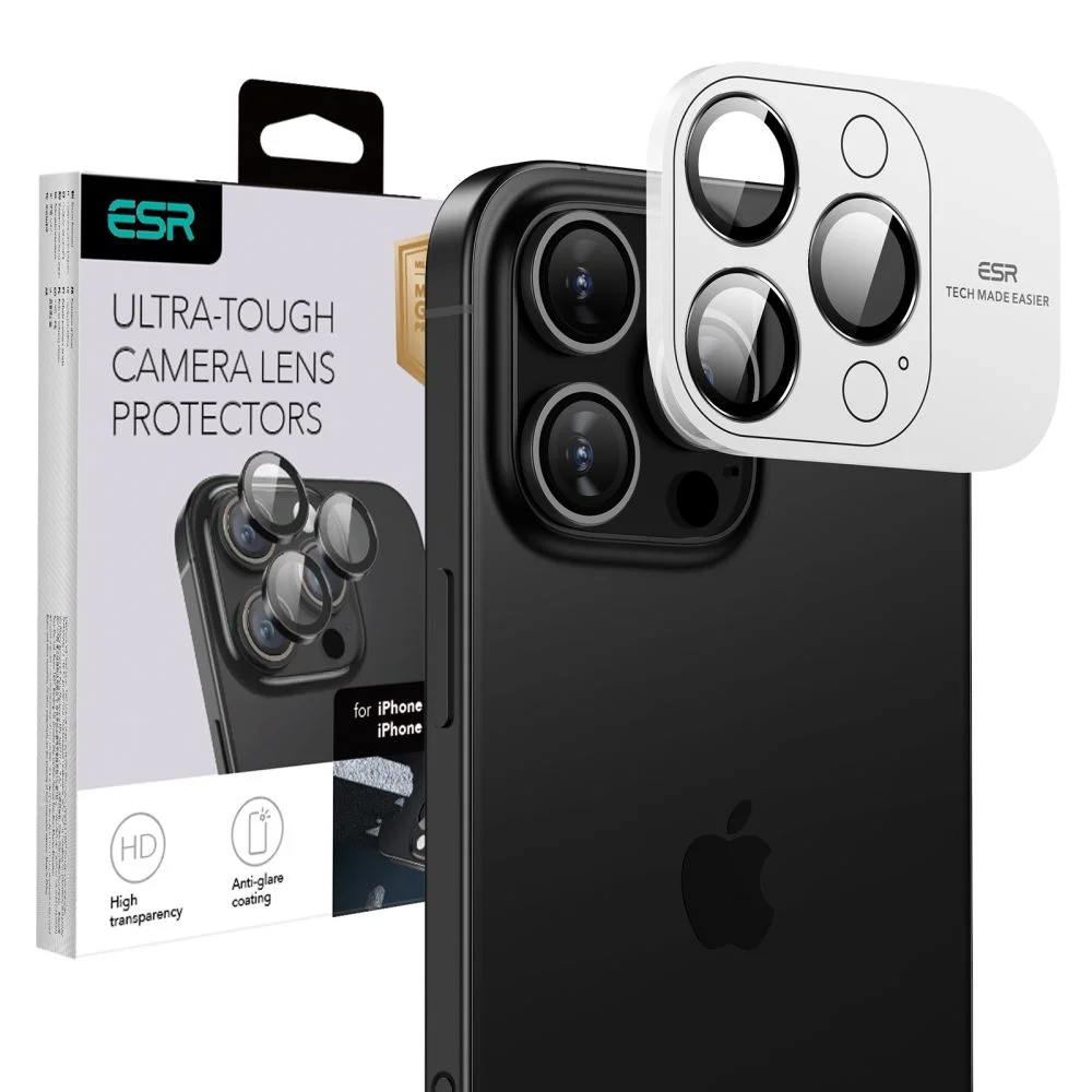 Φωτογραφία προϊόντος: ESR Armorite Camera Protector Tempered Glass iPhone 16 Pro / 16 Pro Max Black