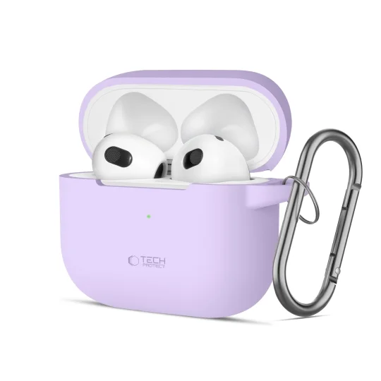 Φωτογραφία προϊόντος: Tech-Protect Θήκη Σιλκόνης Hook Apple AirPods 3 Lavender
