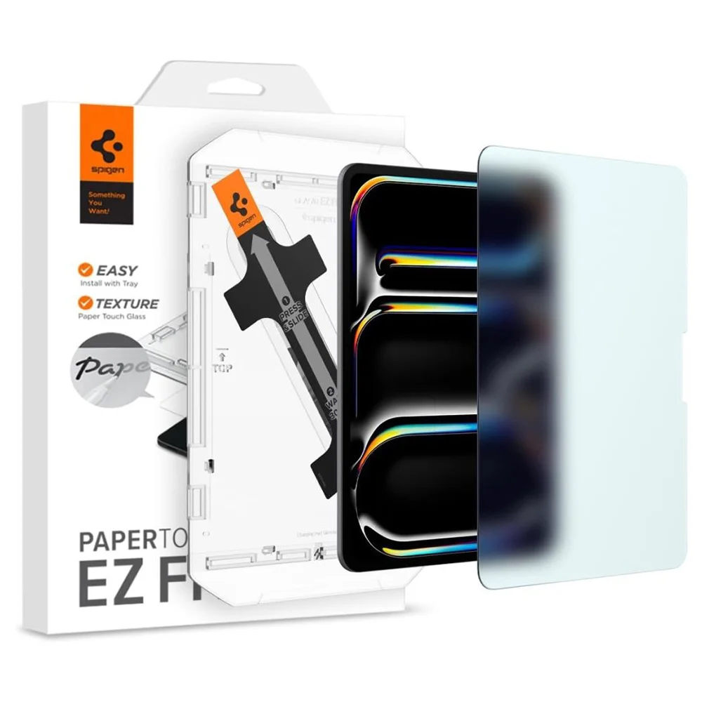 Φωτογραφία προϊόντος: Spigen Paper Touch Tempered Glass iPad Pro 11” 5 / 6 / 2024-2025 Matte Clear