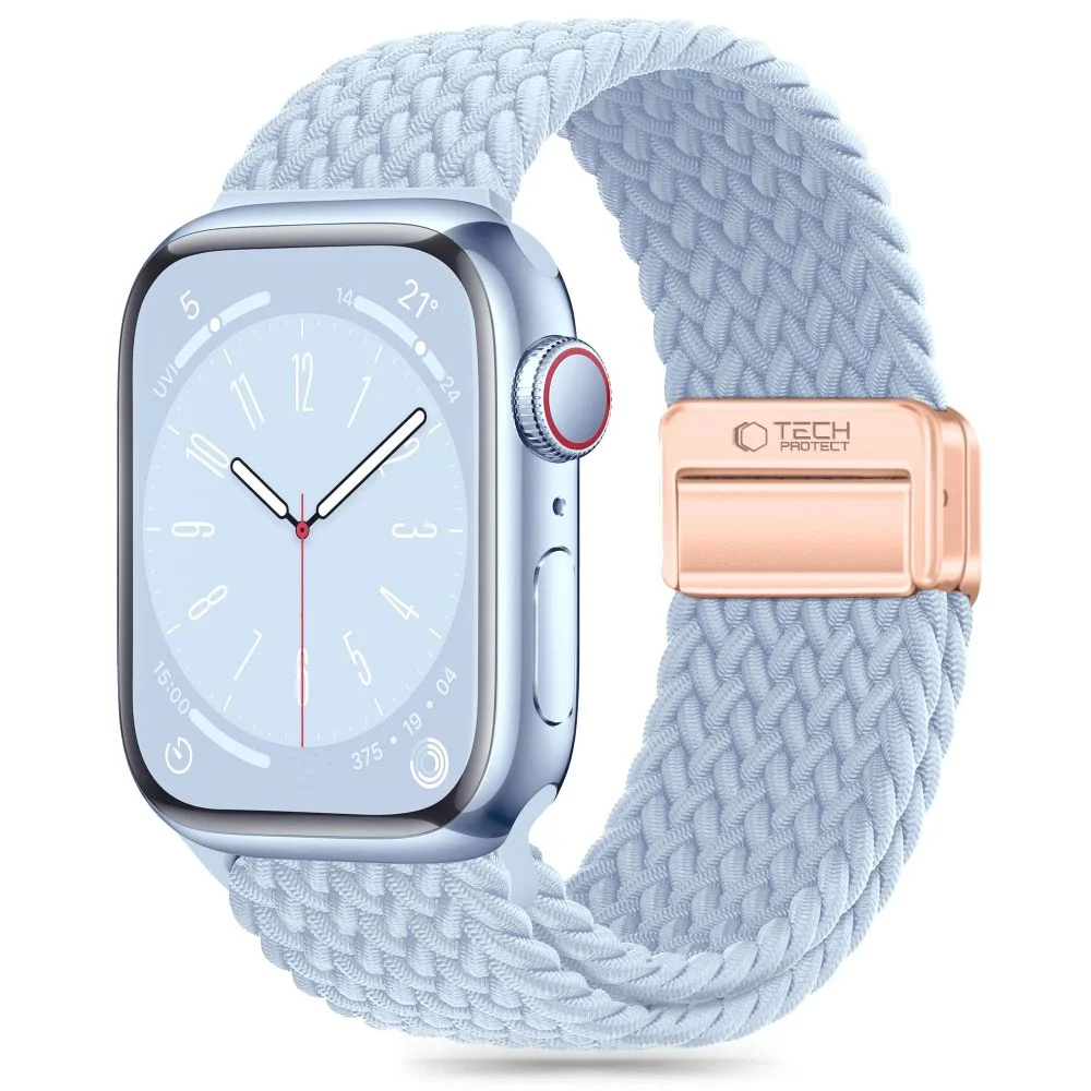 Φωτογραφία προϊόντος: Tech-Protect Λουράκι Nylonmag Apple Watch 8 / 9 / 10 / 11 / SE (40 / 41 / 42mm) Baby Blue