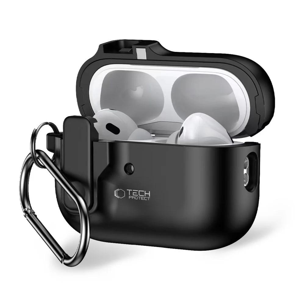 Φωτογραφία προϊόντος: Tech-Protect Θήκη Slim Hook Apple AirPods Pro 1 / 2 Black