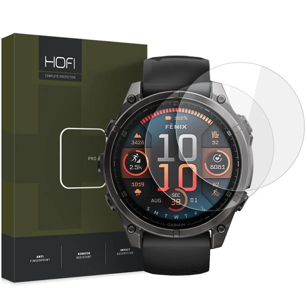 Φωτογραφία προϊόντος: Hofi Glass Pro+ Tempered Glass 2-Pack Garmin Fenix 8 (47 mm) Clear