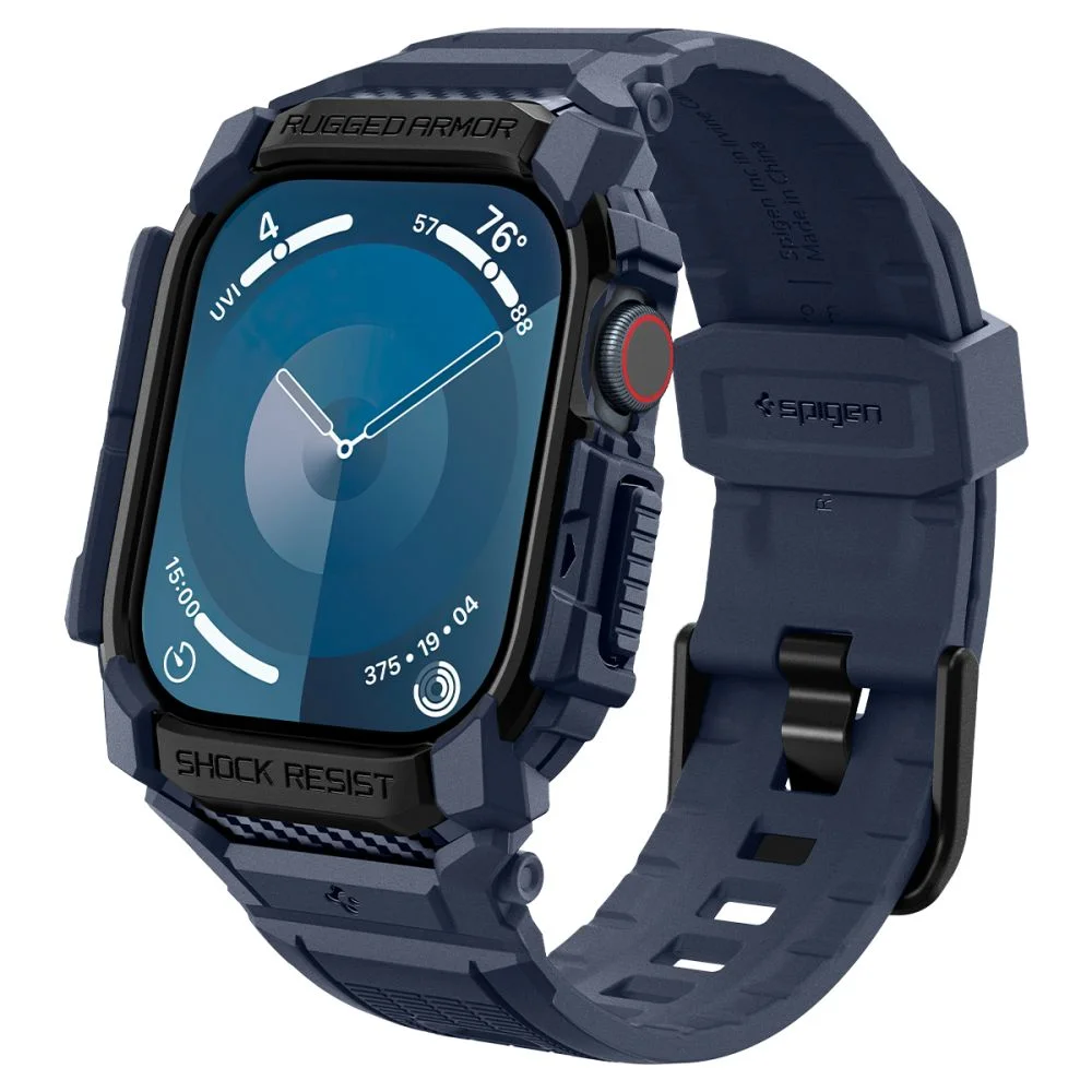 Φωτογραφία προϊόντος: Spigen Θήκη - Λουράκι Rugged Armor “Pro” Apple Watch 10 / 11 (46mm) Navy Blue