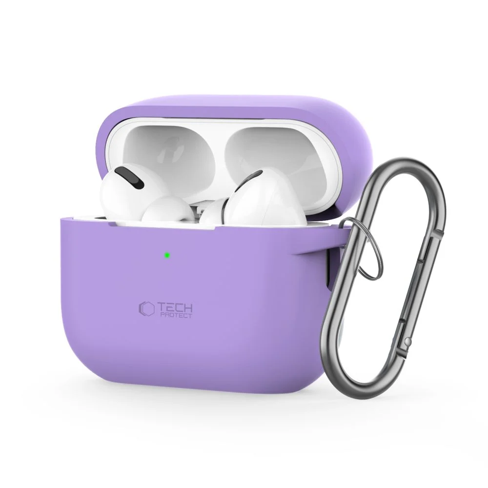 Φωτογραφία προϊόντος: Tech-Protect Θήκη Σιλικόνης Hook Apple AirPods Pro 1 / 2 Lavender