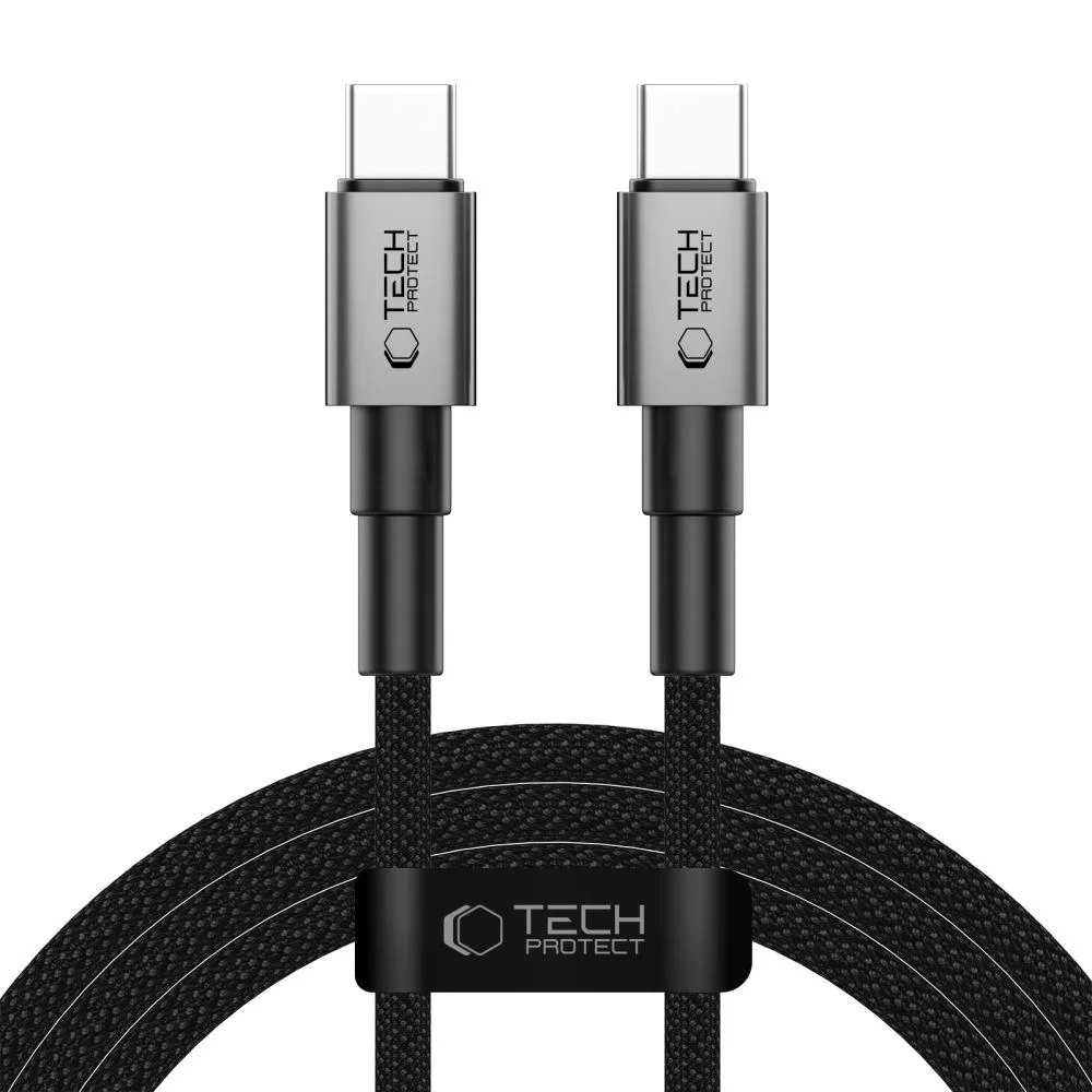 Φωτογραφία προϊόντος: Tech-Protect Καλώδιο Ultraboost DNA Type-C σε Type-C Cable PD100W/5A 200cm Iron Grey