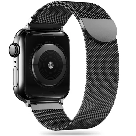 Φωτογραφία προϊόντος: Tech-Protect Μεταλλικό Λουράκι Apple Watch Milaneseband 8 / 9 / 10 / 11 / SE / Ultra 1 / 2 (44 / 45 / 46 / 49mm) Black