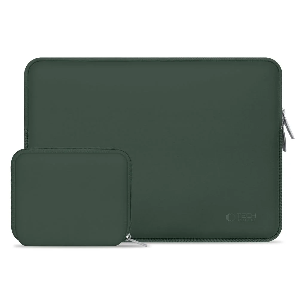 Φωτογραφία προϊόντος: Tech-Protect Θήκη Neoslim MacBook / Laptop 15-16 & Τσαντάκι Midnight Green