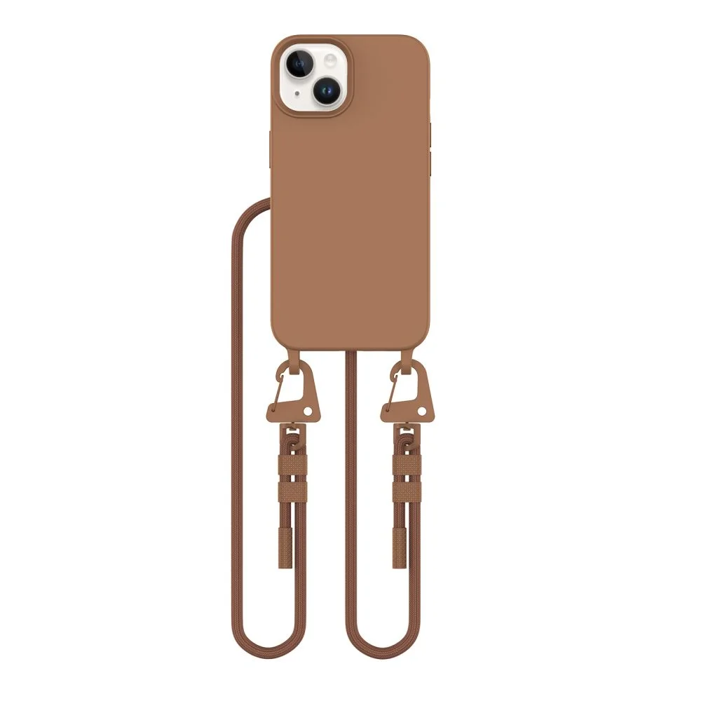 Φωτογραφία προϊόντος: Tech-Protect Θήκη με Κορδόνι MagNecklace MagSafe iPhone 15 Chocolate Brown