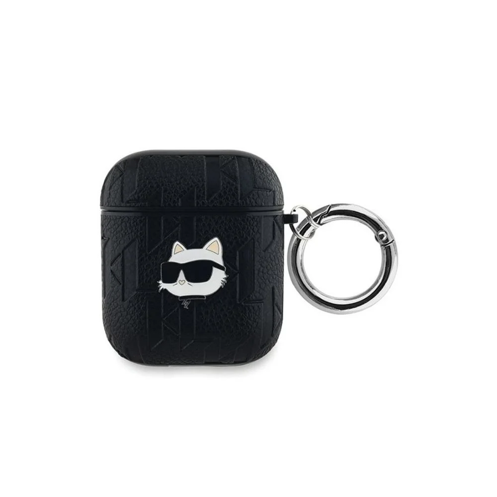 Φωτογραφία προϊόντος: Karl Lagerfeld Θήκη PU Embossed Choupette Head Case for AirPods 1/2 Black