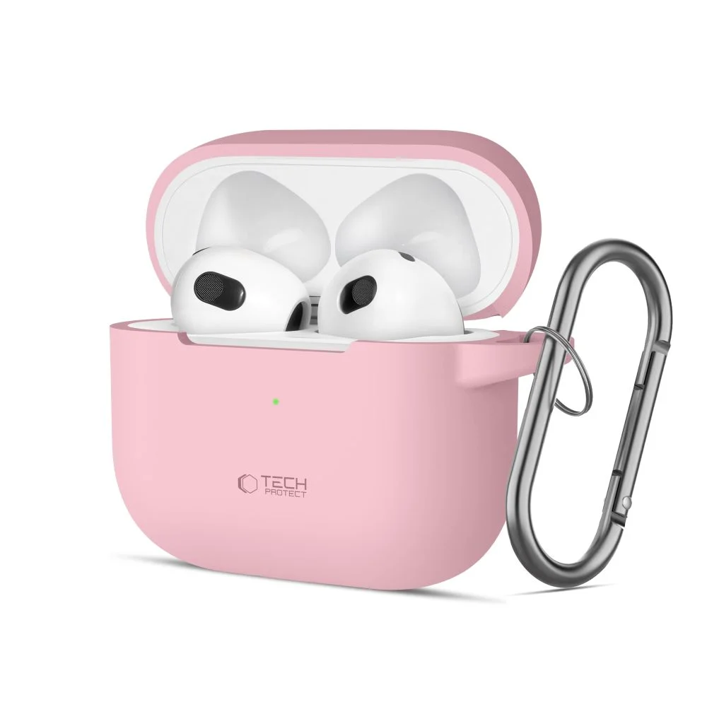 Φωτογραφία προϊόντος: Tech-Protect Θήκη Σιλκόνης Hook Apple AirPods 3 Dusty Pink