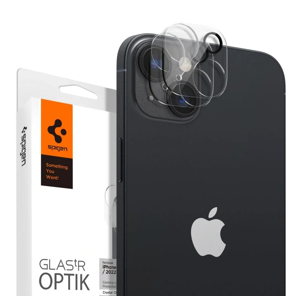 Φωτογραφία προϊόντος: Spigen OPTIK.TR Camera Protector 2-Pack iPhone 14 / 14 Plus Crystal Clear