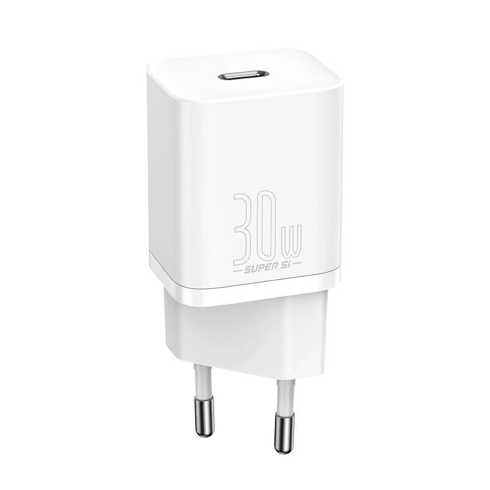 Φωτογραφία προϊόντος: Baseus Φορτιστής Super Si Quick Charger Type-C 30W White