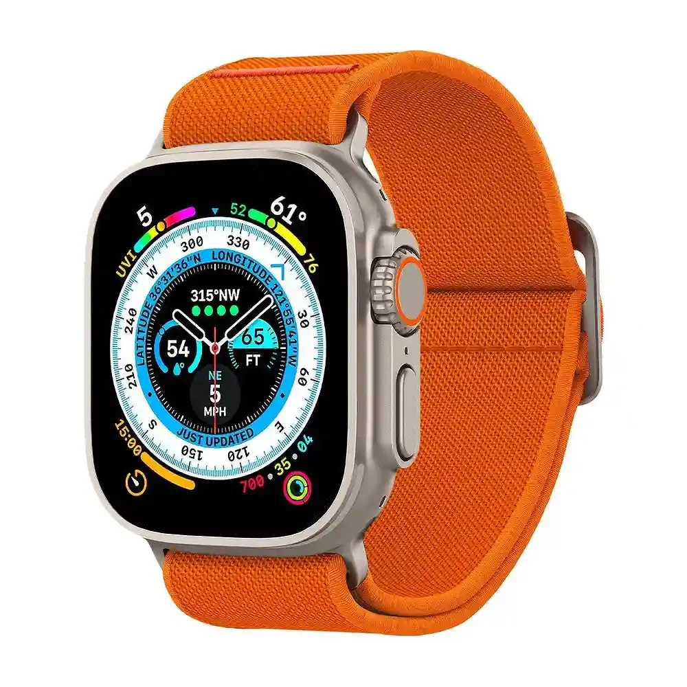 Φωτογραφία προϊόντος: Spigen Λουράκι Fit Lite Ultra για Apple Watch 8 / 9 / 10 / 11 / SE / Ultra 1 / 2 (44 / 45 / 46 / 49mm) Orange