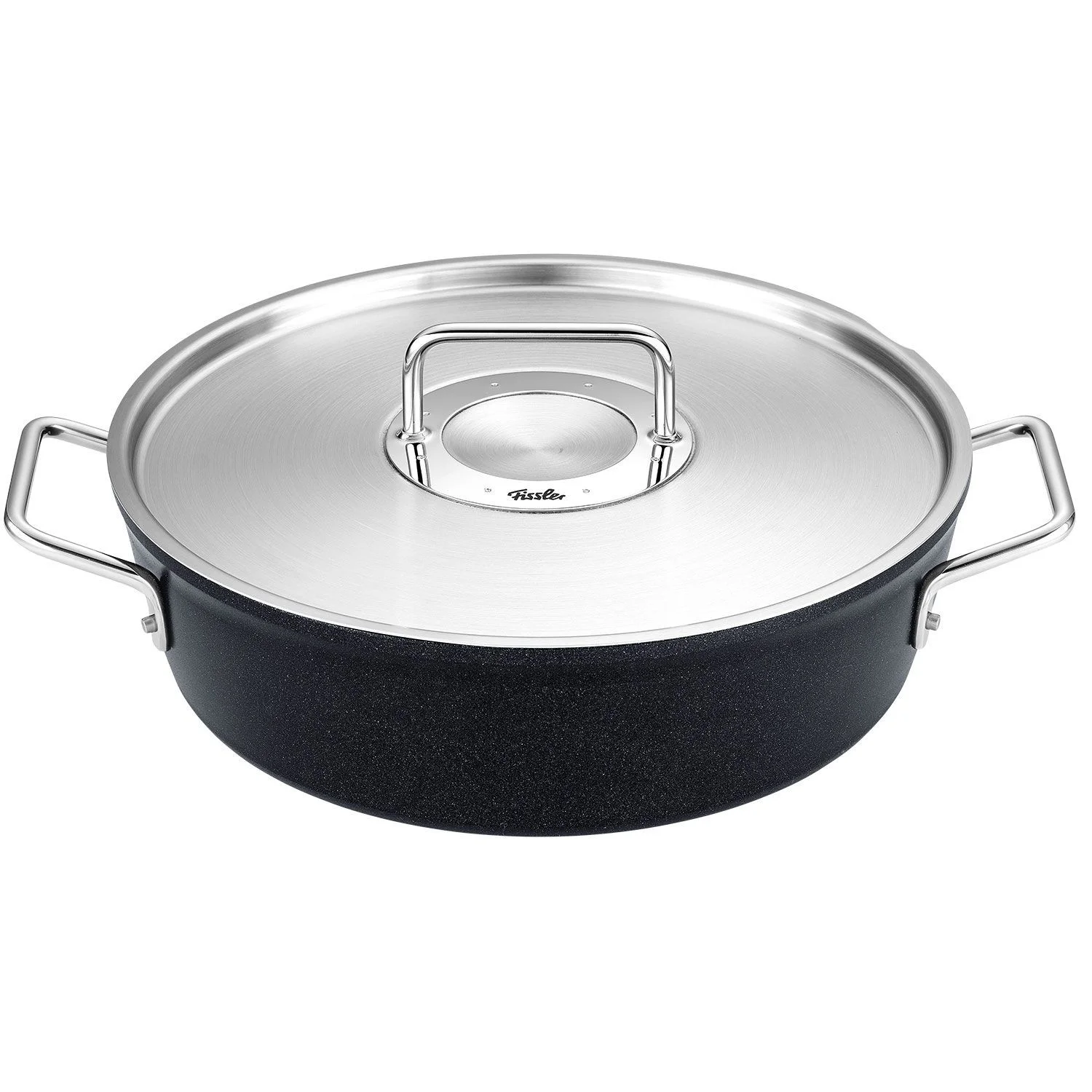 Φωτογραφία προϊόντος: Fissler Κατσαρόλα Adamant Ρηχή Με Μεταλλικό Καπάκι 24cm