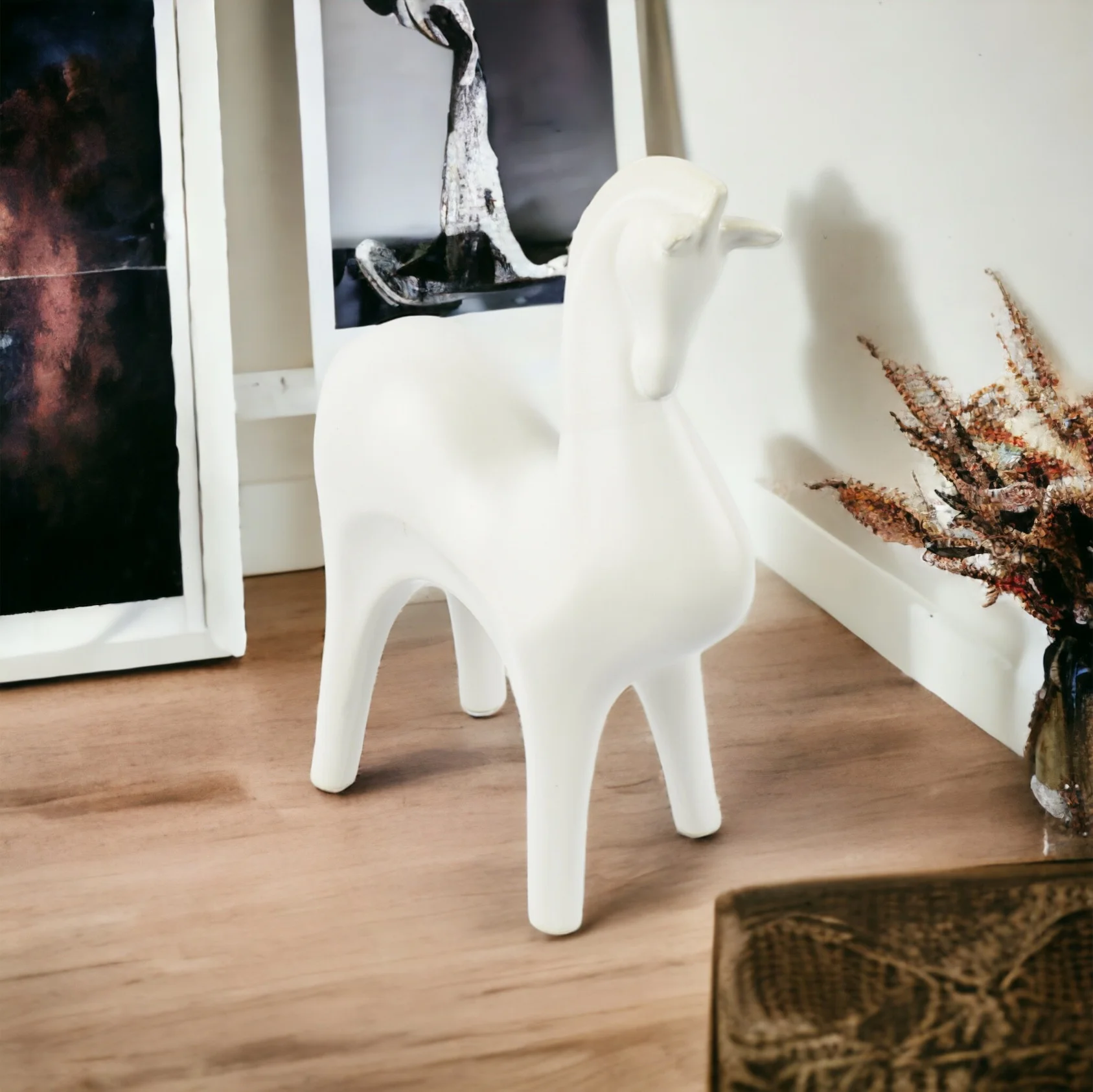 Φωτογραφία προϊόντος: HOME FASHION ACCESSORIES HFA Διακοσμητική Φιγούρα Άλογο Κεραμικό Mignon White Matte 25cm