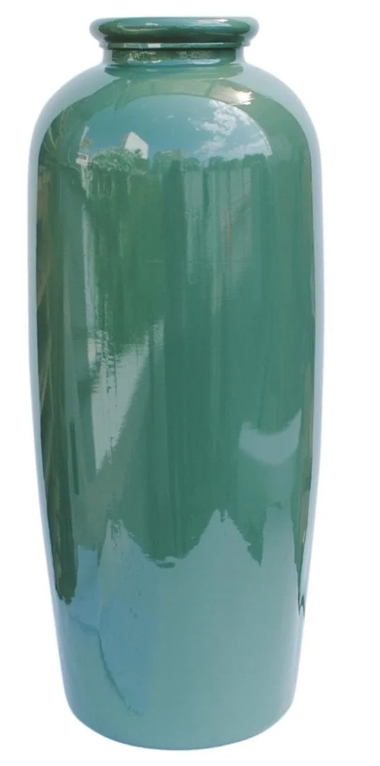 Φωτογραφία προϊόντος: VERANO SPANISH CERAMICS Verano Διακοσμητικό Βάζο Δαπέδου Γυάλινο Green 70cm Recycled Martos