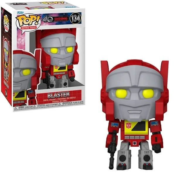 Φωτογραφία προϊόντος: Funko POP Retro Toys 40 Years Transformers - Blaster 134 Vinyl Figure