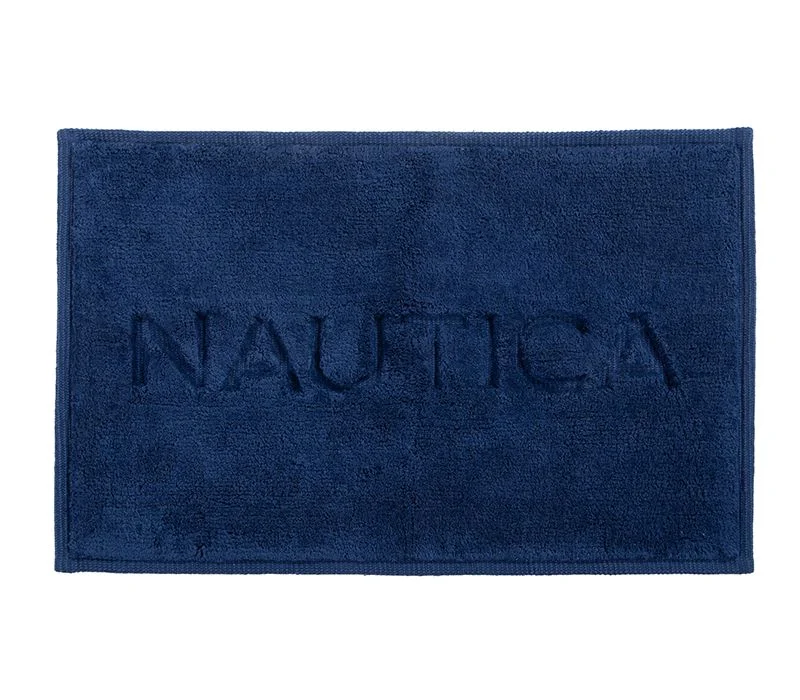 Φωτογραφία προϊόντος: Nautica Nef-Nef Homeware ΤΑΠΕΤΟ ΜΠΑΝΙΟΥ ΒΑΜΒ.NAU COAST 50X80 TRUE NAVY