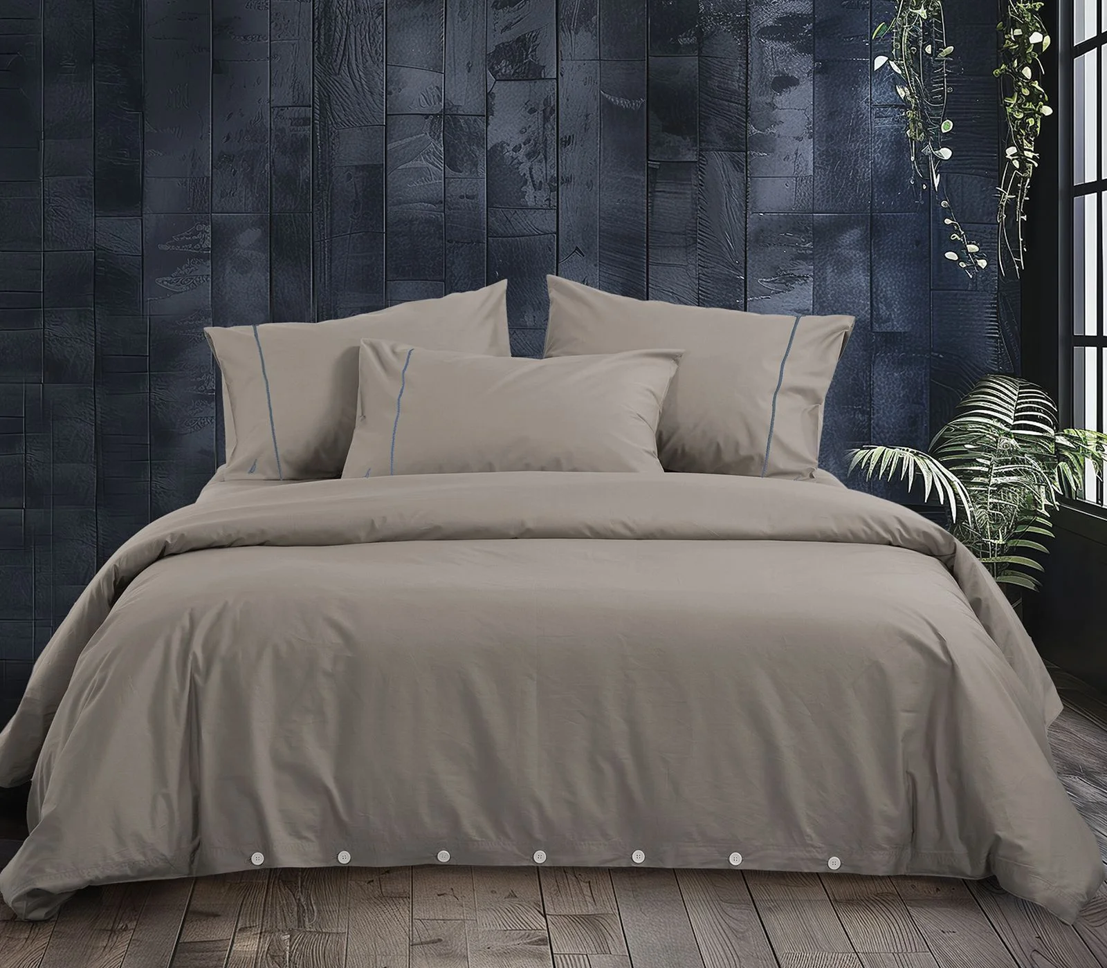 Φωτογραφία προϊόντος: Nautica Nef-Nef Homeware ΠΑΠΛΩΜΑΤΟΘΗΚΗ ΒΑΜΒ.NAU WAVE SOLID ΣΕΤ Υ/ΠΛΗ LINEN