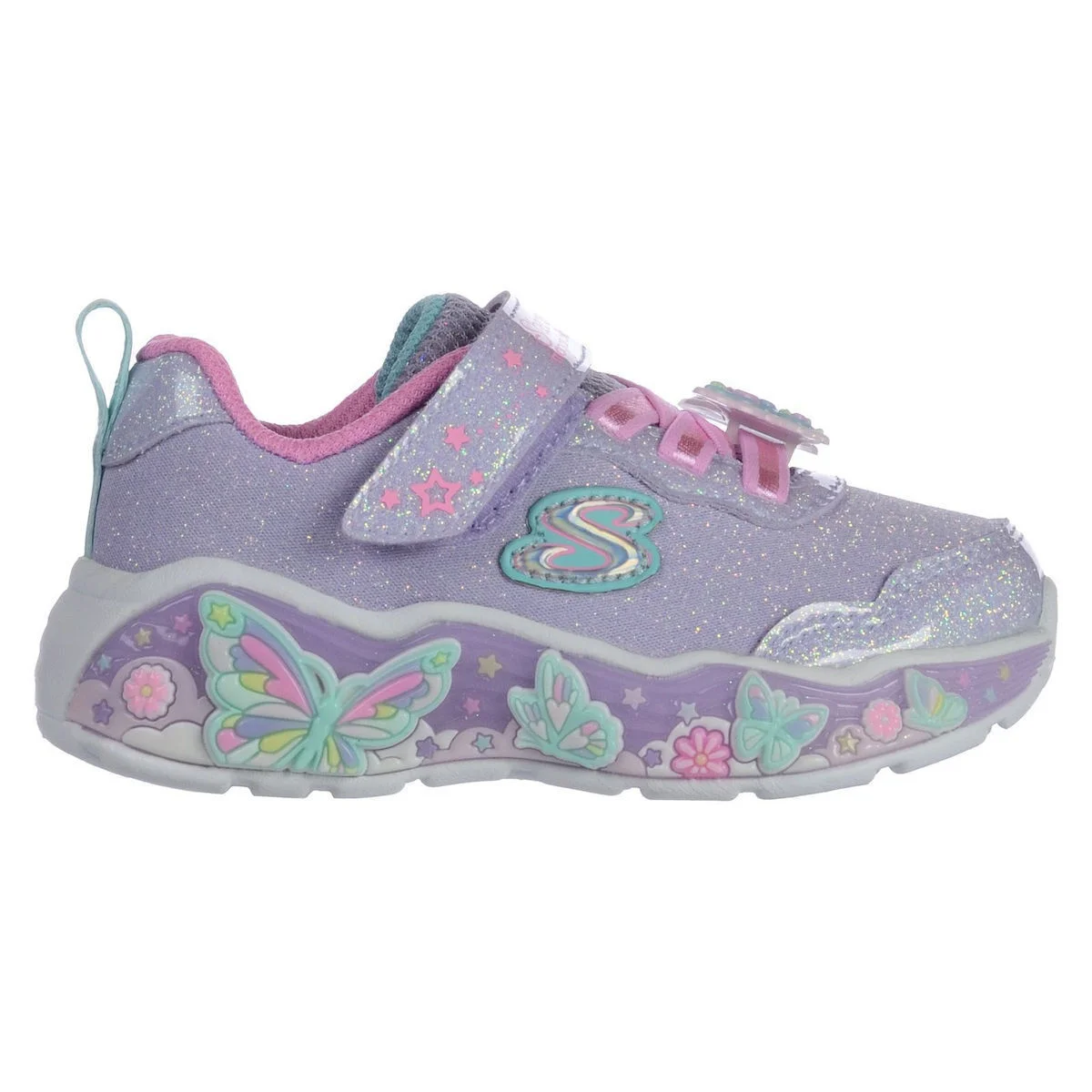 Φωτογραφία προϊόντος: SKECHERS S LIGHTS LIL BUTTERFLY BLISS - 303066N-LVMT ΜΩΒ
