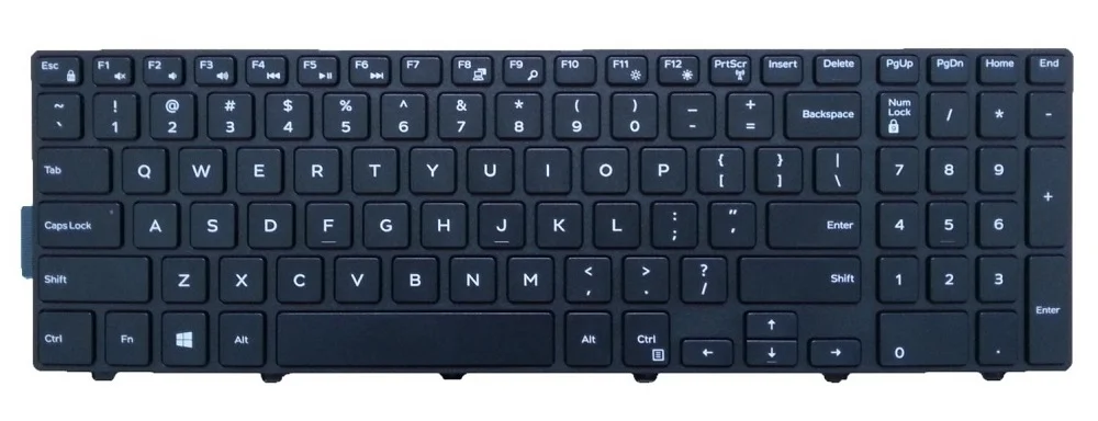 Φωτογραφία προϊόντος: UNBRANDED Πληκτρολόγιο για DELL Inspiron 15/5547/3541/3558, μαύρο