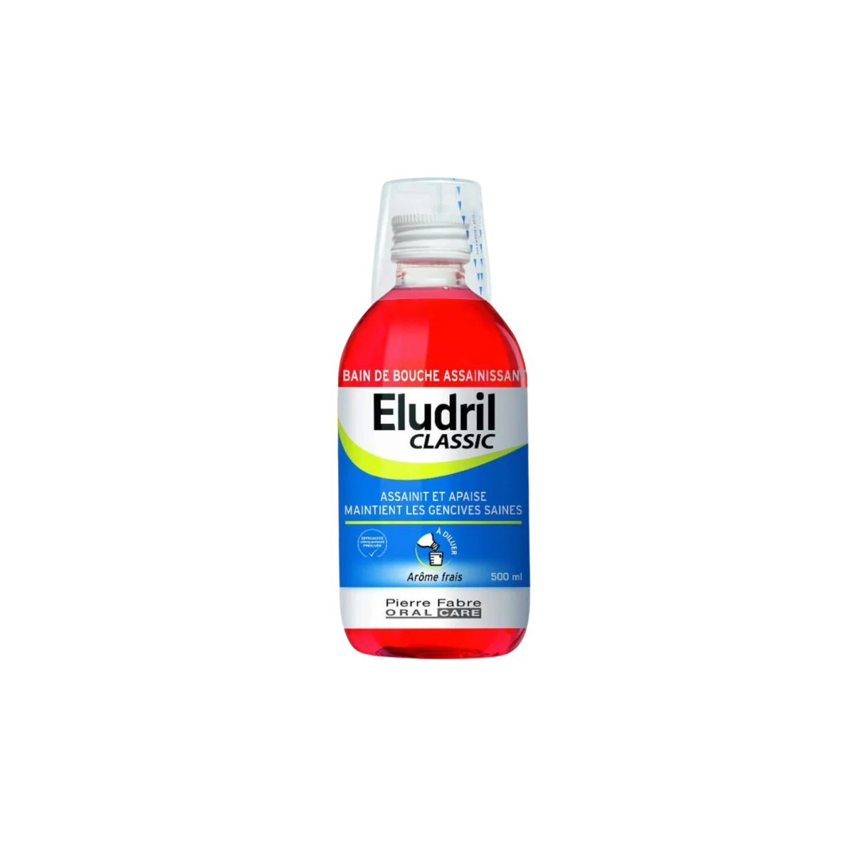 Φωτογραφία προϊόντος: Elgydium,Elgydium Mouthwashes Elgydium Eludril Classic Στοματικό Διάλυμα κατά της Πλάκας 500ml