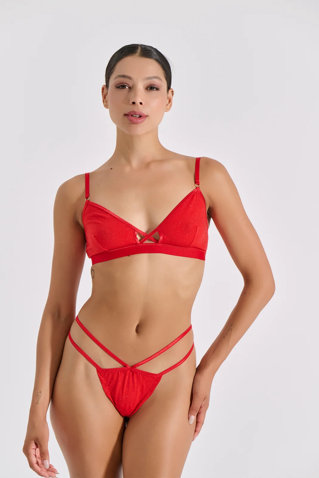 Φωτογραφία προϊόντος: Milena By Paris Bralette Λύκρα - Κόκκινο
