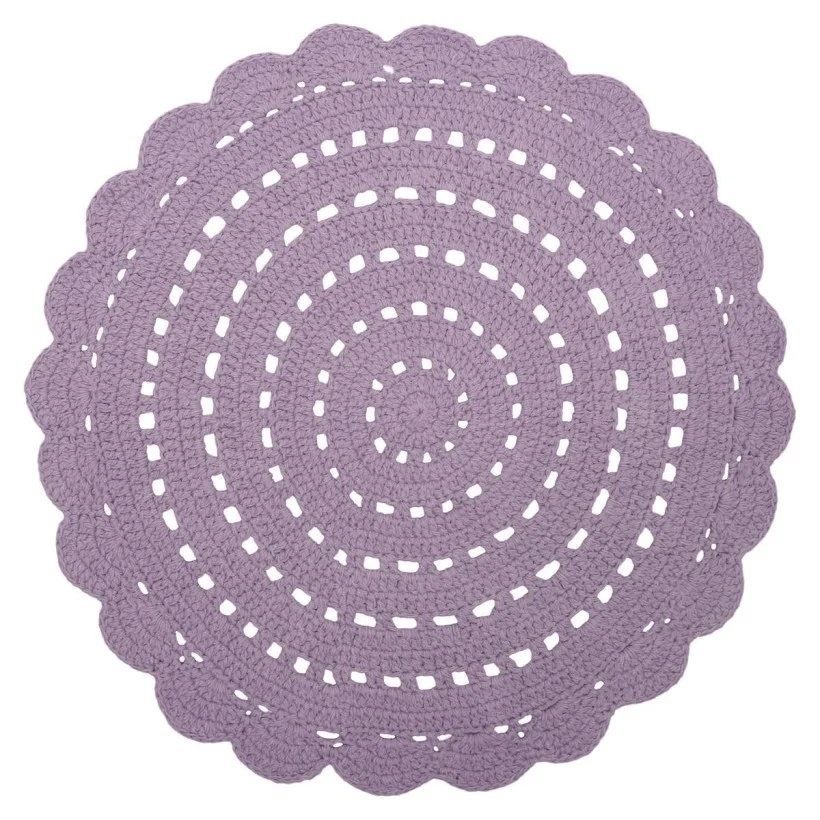 Φωτογραφία προϊόντος: ΧΑΛΙ NATTIOT ALMA MAUVE D120 100% ΒΑΜΒΑΚΙ