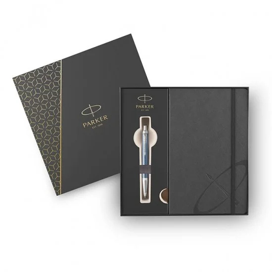 Φωτογραφία προϊόντος: Parker Ι.Μ. Premium Blue Grey CT BallPen + Notebook 1159.3103.17