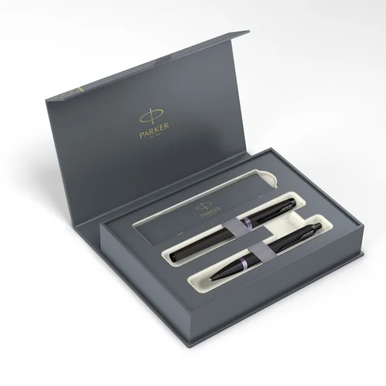 Φωτογραφία προϊόντος: Parker Σετ Δώρου I.M. Amethyst Purple Ring BT [Rollerball-Ballpoint] 1159.2224.61