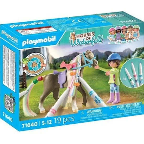 Φωτογραφία προϊόντος: PLAYMOBIL Color: Κομμωτήριο αλόγου 71640