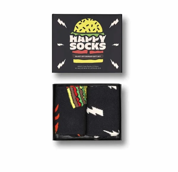 Φωτογραφία προϊόντος: Happy Socks Συσκευασία Δώρου Blast Off Burger Socks P000310